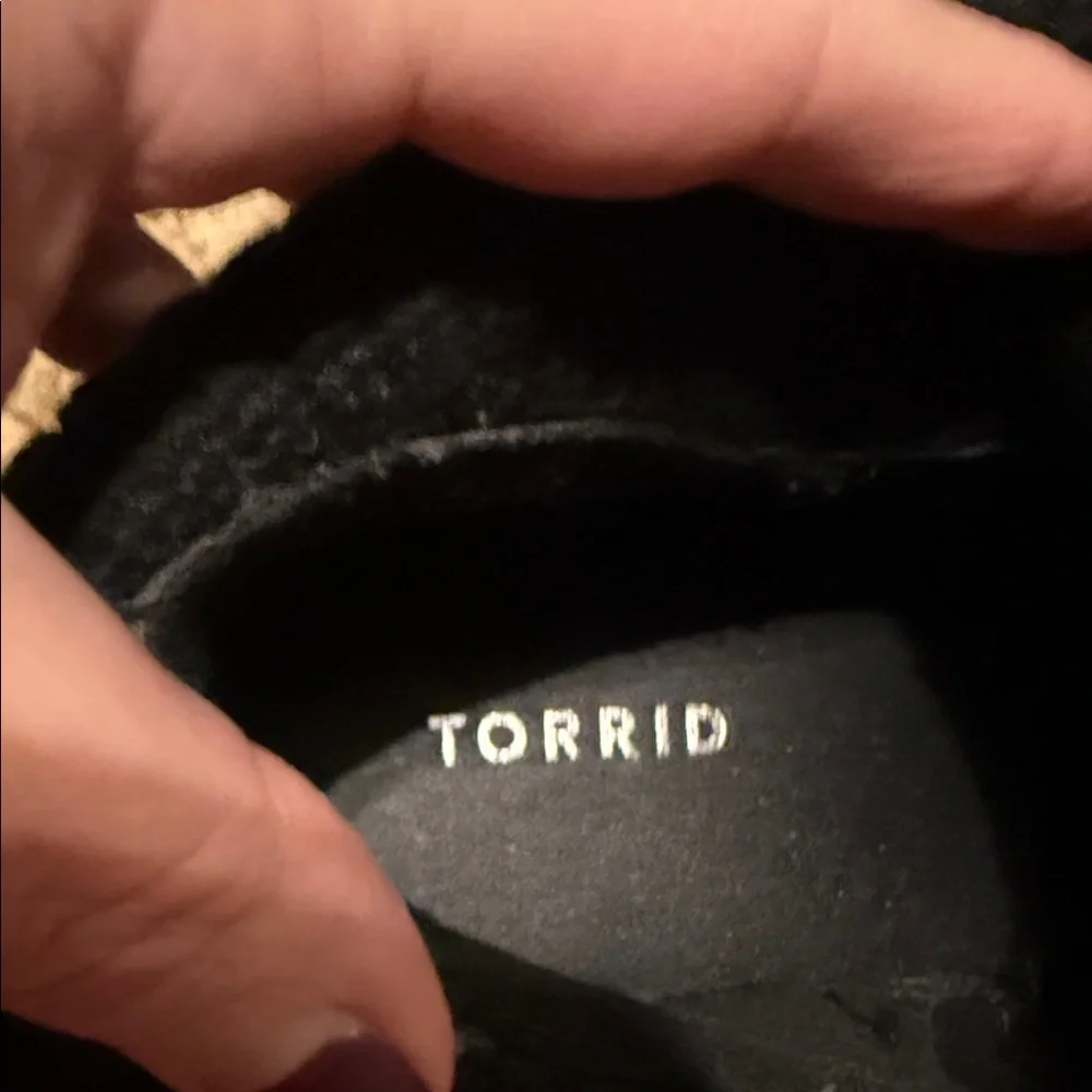 Torrid Black Winter Boots - Picture 2 of 5